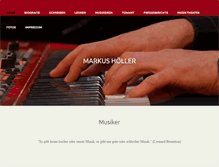 Tablet Screenshot of markushoeller.de